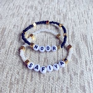 Personalized Name Beaded Bracelet | Mom| BFF | ❤️